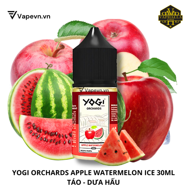 SALTNIC YOGI ORCHARDS APPLE WATERMELON ICE 30ML