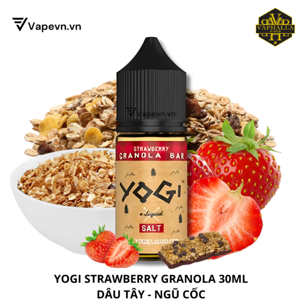 SALTNIC YOGI GRANOLA STRAWBERRY 30ML