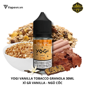 SALTNIC YOGI GRANOLA VANILLA TOBACCO 30ML