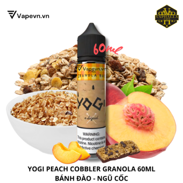 YOGI GRANOLA PEACH COBBLER 60ML